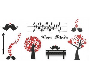 Stickserie - Love Birds